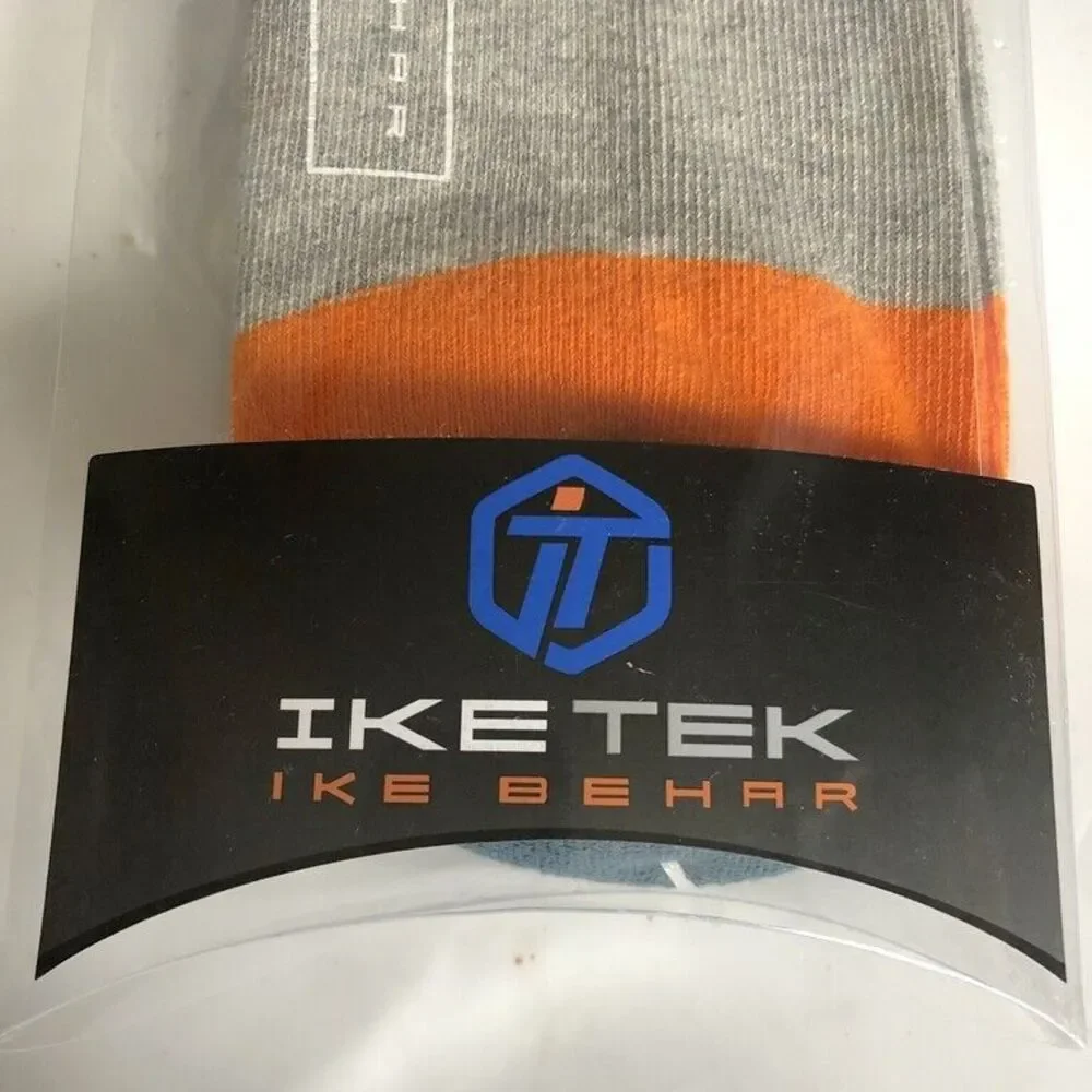 Ike Behar Mens No Show Low Socks High-Performance IkeTek Striped Sea Moss 10-13